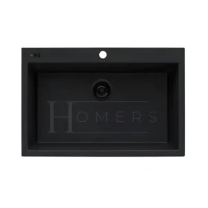 Granite kitchen sink size 70×50×20, black