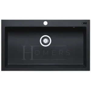 Granite kitchen sink size 80×50×20, black