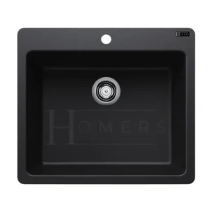 Granite kitchen sink size 60×50×20, black