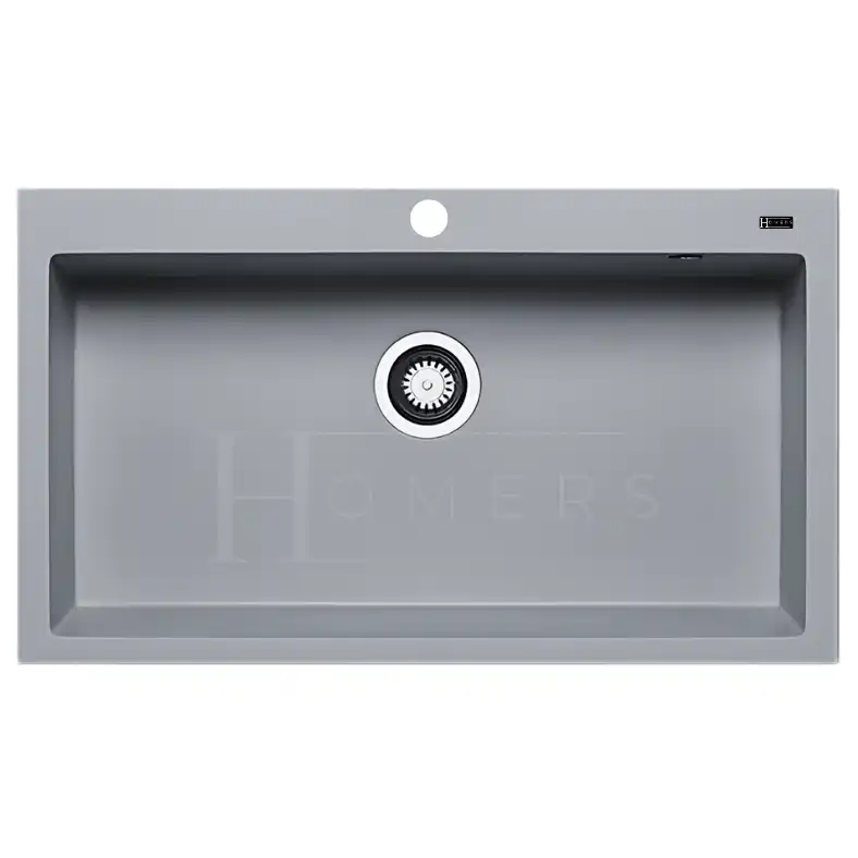 Granite kitchen sink size 80×50×20, Silver