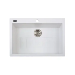 Granite kitchen sink size 70×50×20, white