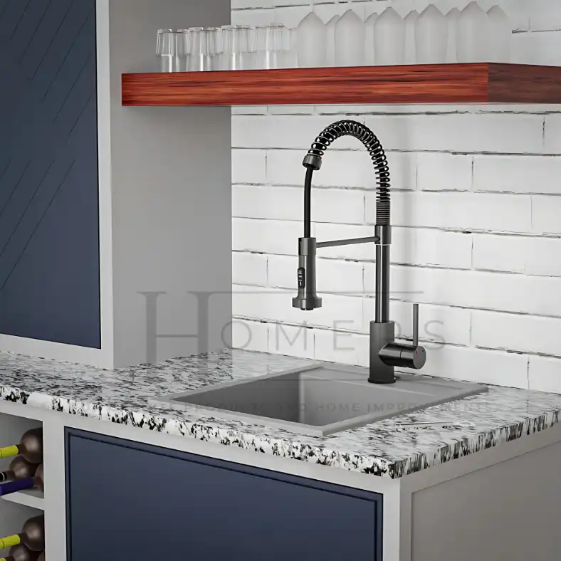 Granite kitchen sink size 40×50×20, New edition ,Silver - Image 3