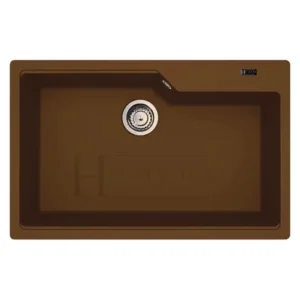 Granite kitchen sink size 78×50×22, New edition ,Brown