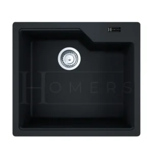 Granite kitchen sink size 56×50×22, black (New Edition)