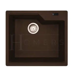 Granite kitchen sink size 56×50×22, brown (New Edition)